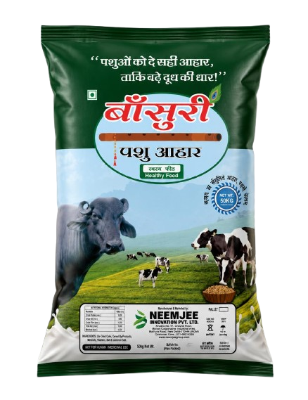 Bansuri cattle feed green gunny bag